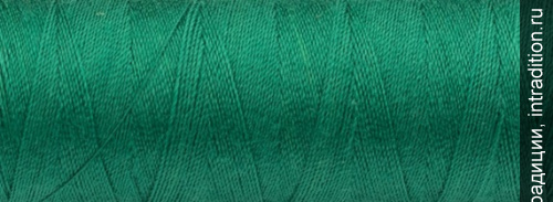 Нитки швейные Talia №120 Aurora, 820 изумрудно-зеленые