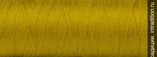 Нитки швейные Talia №120 Aurora, 7511 зеленовато-горчичные