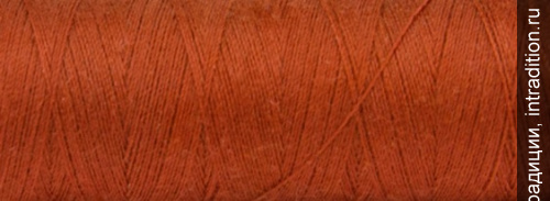 Нитки швейные Talia №120 Aurora, 713 кирпично-красные