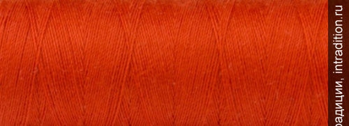 Нитки швейные Talia №120 Aurora, 7114 оранжево-красные
