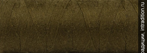Нитки швейные Talia №120 Aurora, 838 оливково-коричневые