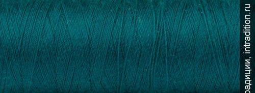 Нитки швейные Talia №120 Aurora, 841 морская волна