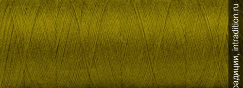Нитки швейные Talia №120 Aurora, 7522 темные зеленовато-горчичные